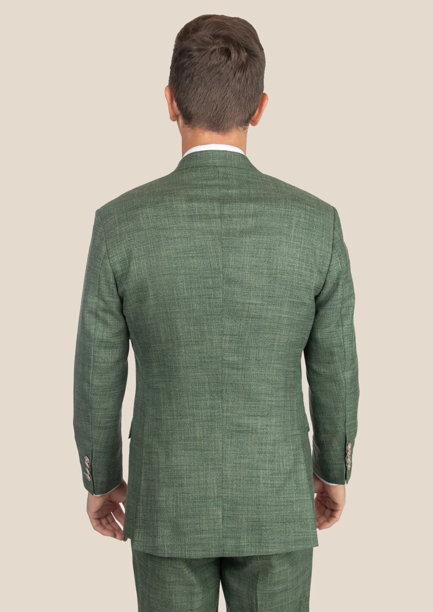lafayette aspen green hopsack suit 448749