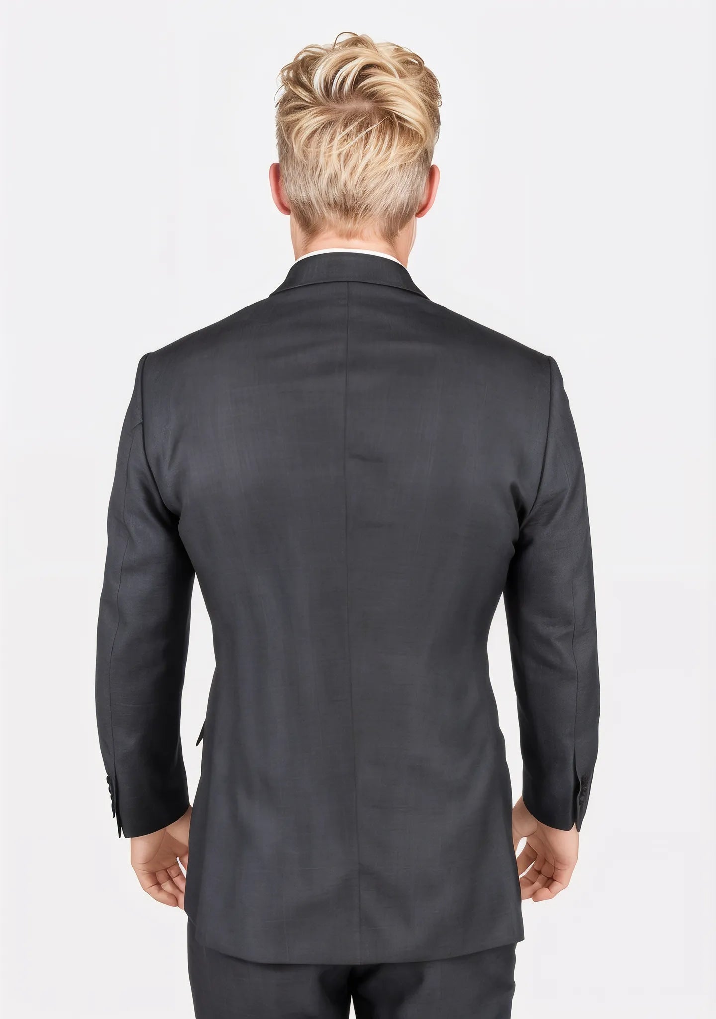 prince charcoal prince of wales suit 406936