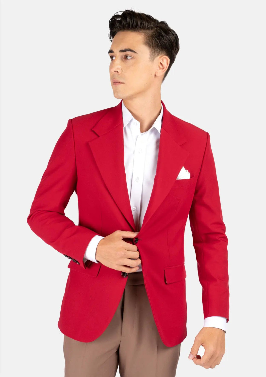 Ellis Spanish Red Stretch Jacket - SARTORO