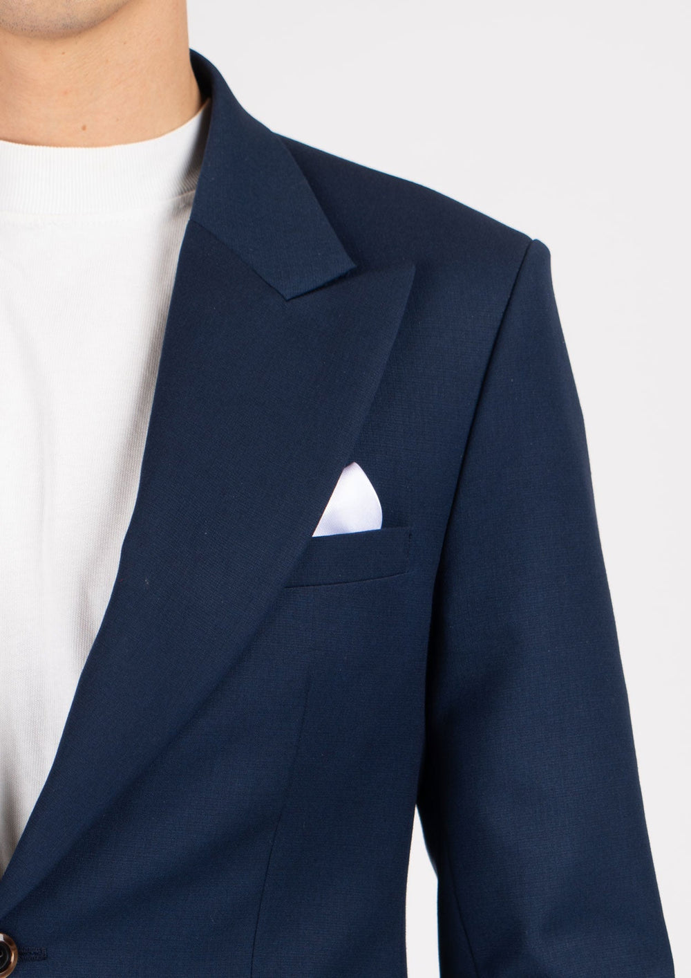 Hudson Navy Crosshatch Jacket - SARTORO