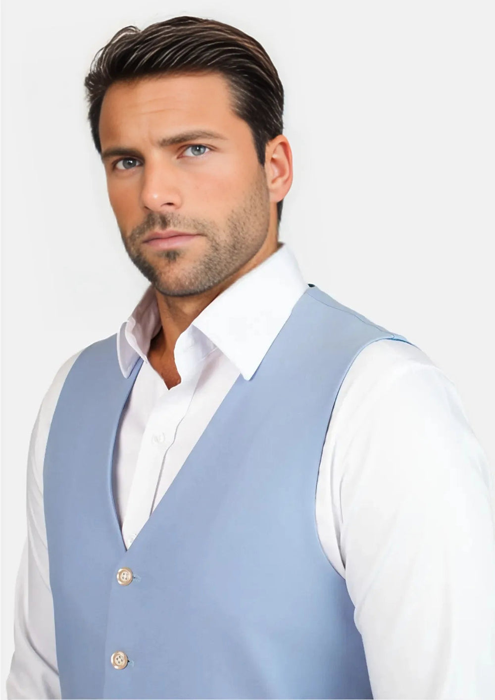 Icy Blue Vest - SARTORO