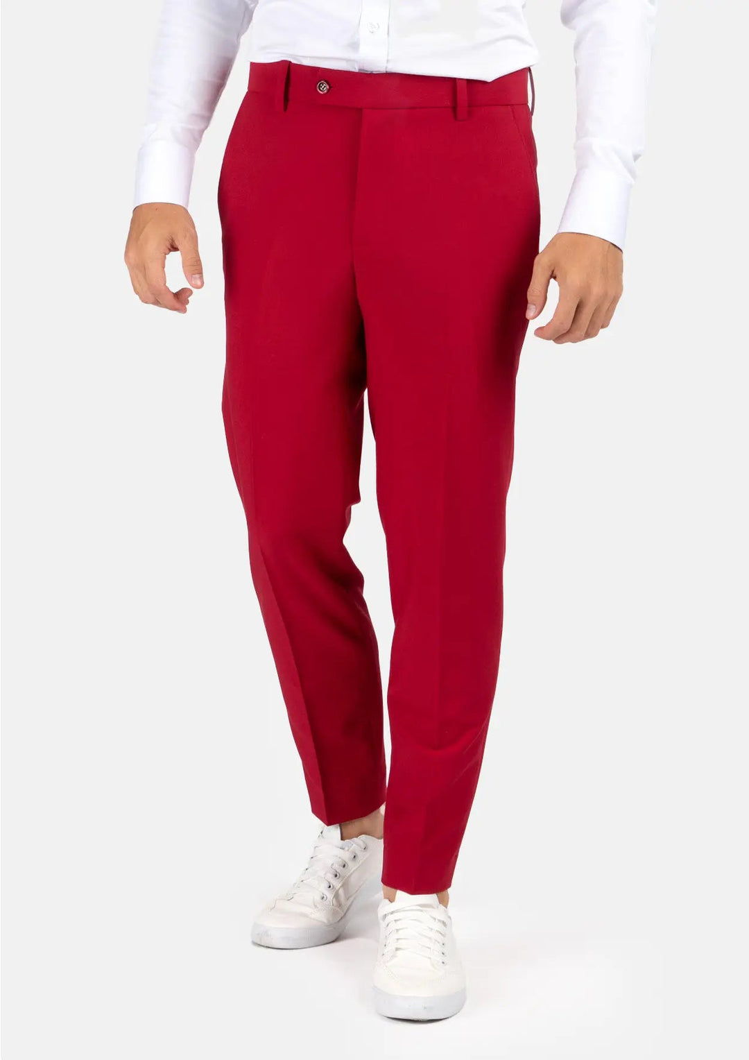 Spanish Red Stretch Pants - SARTORO