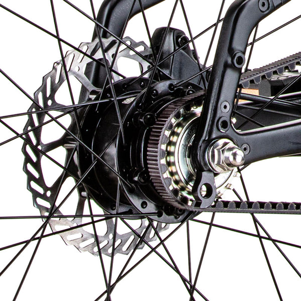 Rear-Hub-Motor-of-Teewing-T20-Carbon-Electric-Folding-Bike-Black