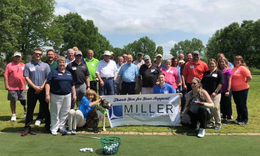 First Swing Golf Event with Miller Prosthetics & Orthotics and OPAF