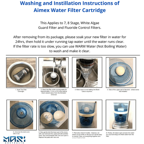 instruction to filter cleaning