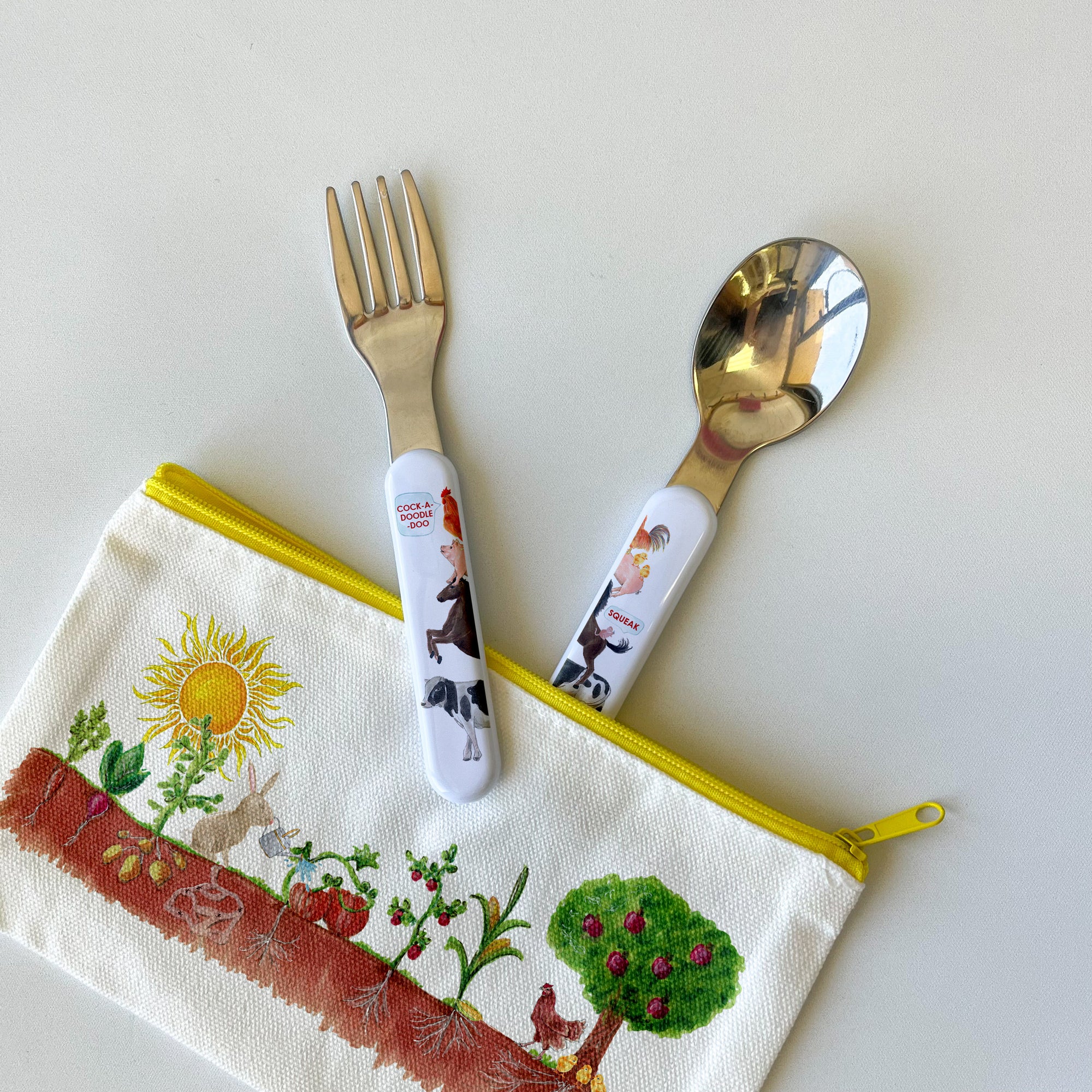 Baking Theme - Kids Cutlery Fork and Spoon Set – Dishique Kids