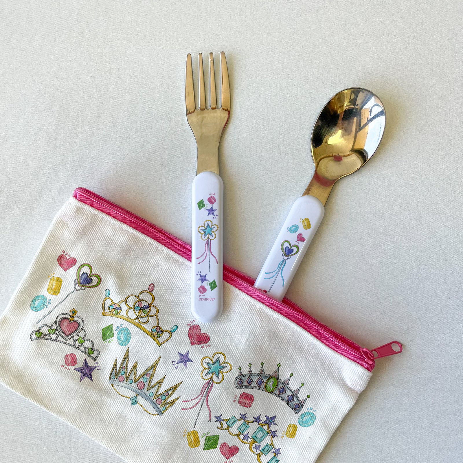 Fairy Theme - Kids Cutlery Fork and Spoon Set