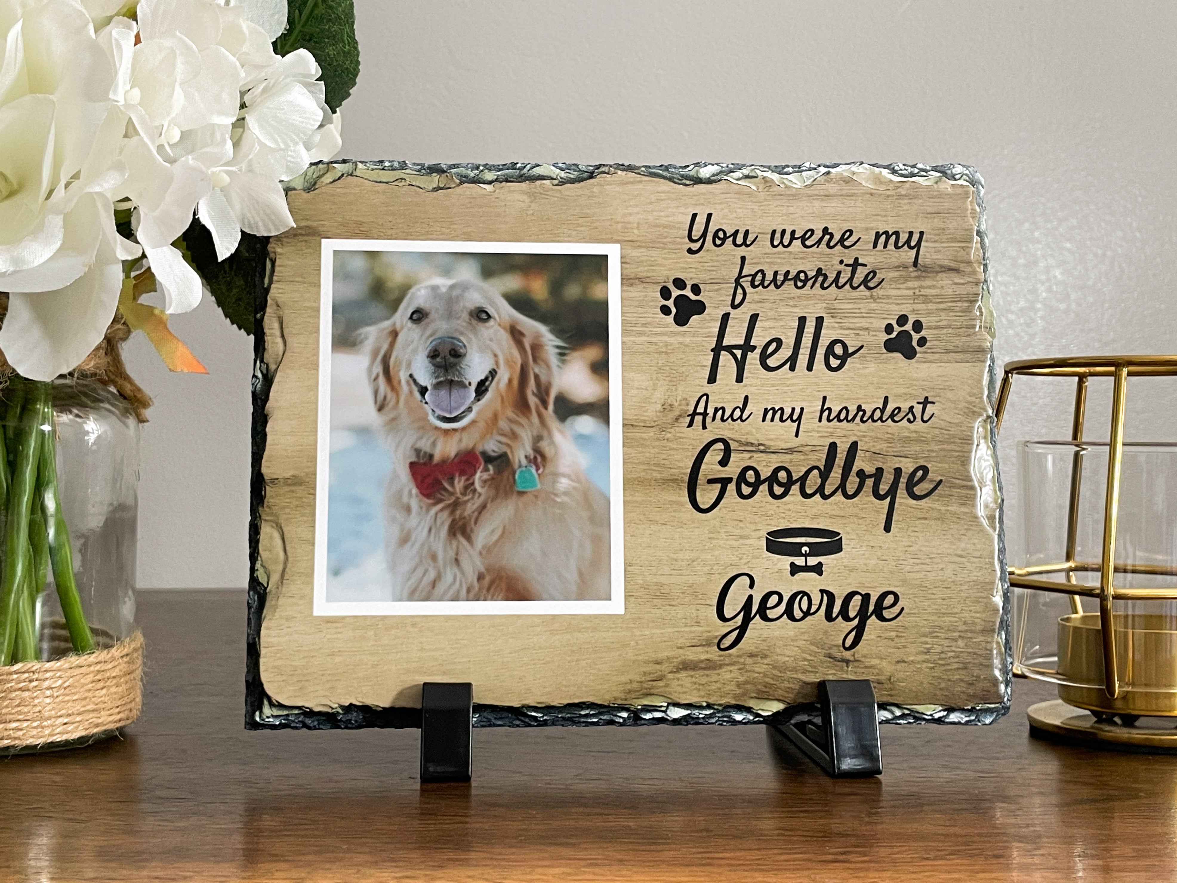 Pet Memorial Plaque