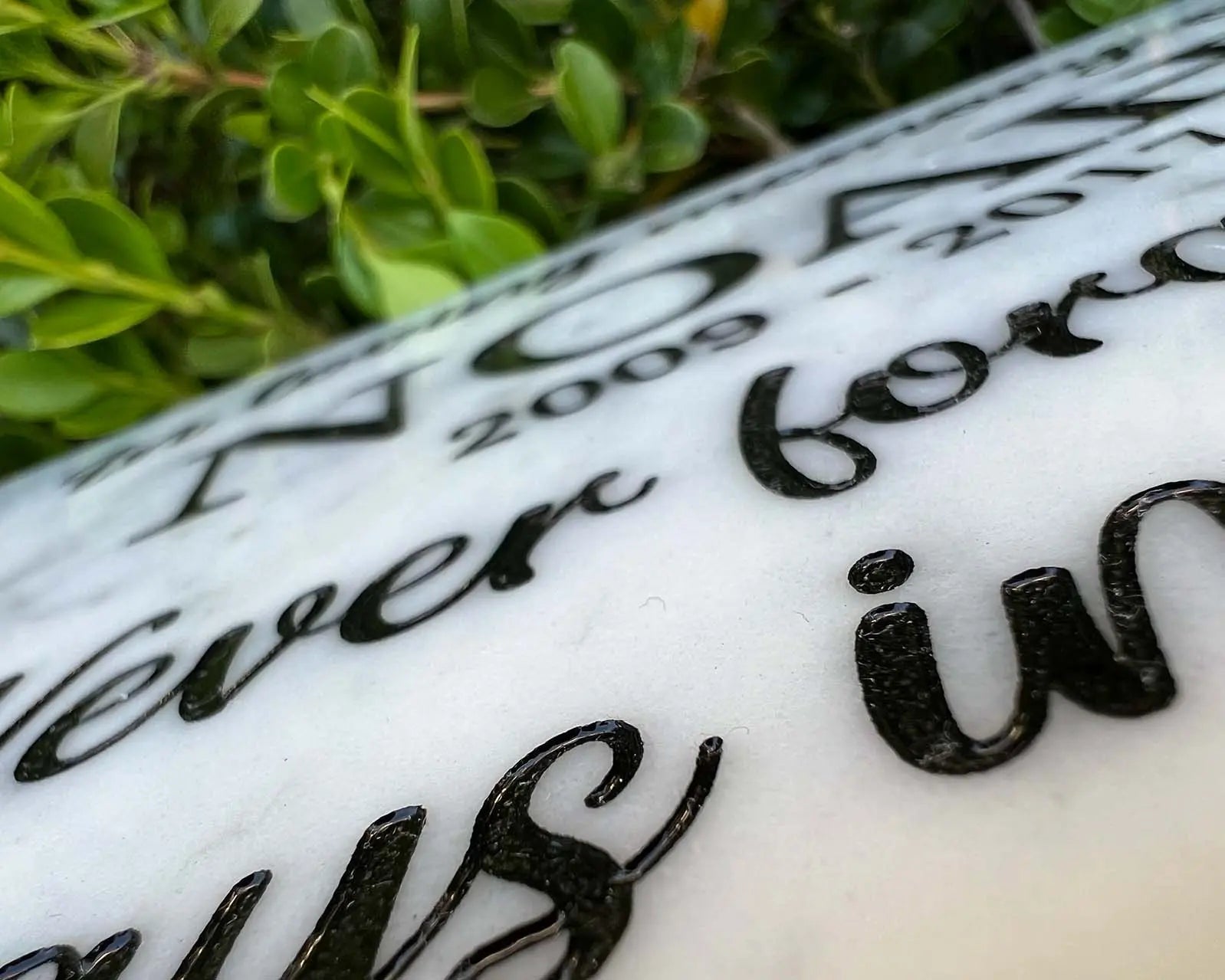 Outdoor Pet Grave Marker