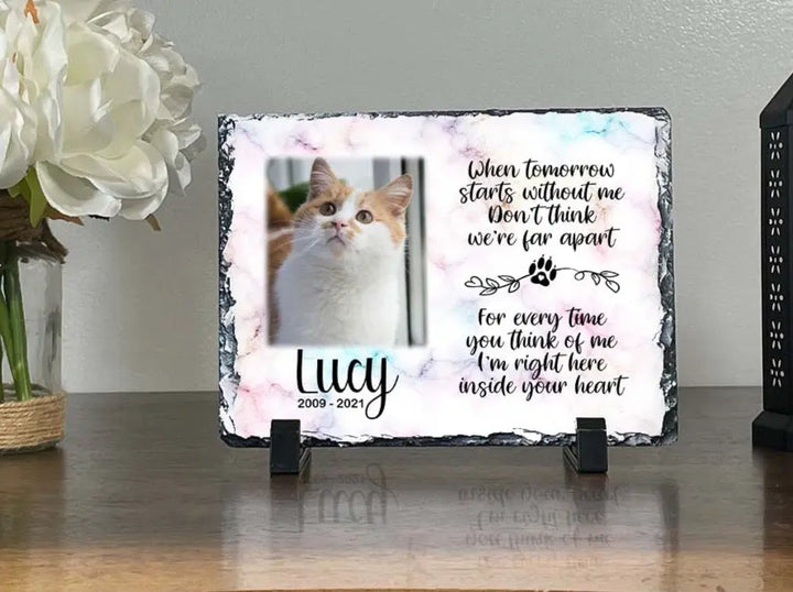 Personalized Cat Memorial Plaque