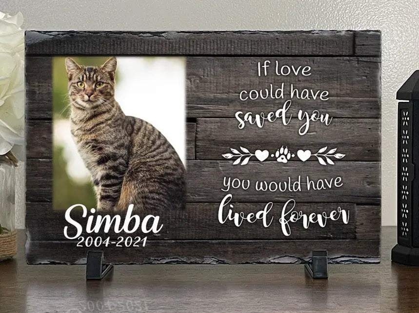 Personalized Cat Memorial Plaque