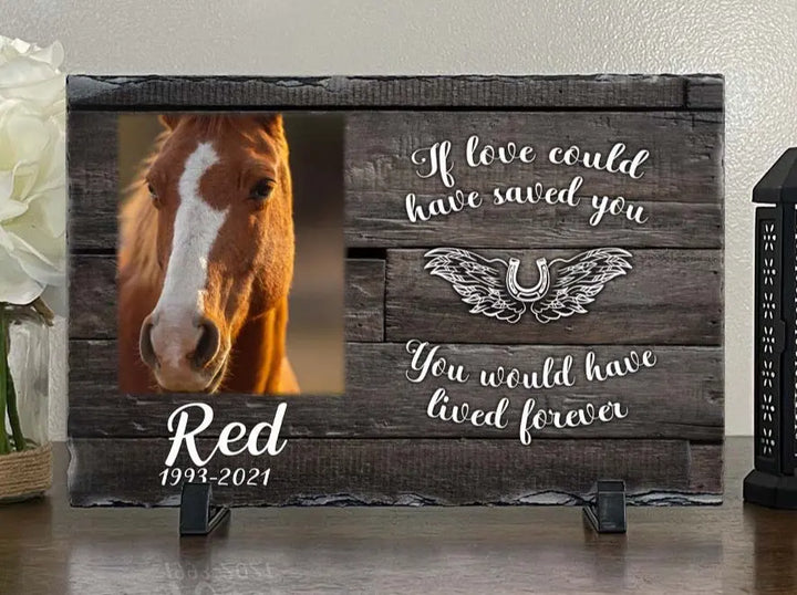 Personalized Horse Memorial Keepsake