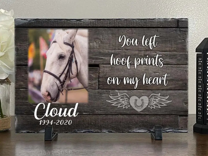 Personalized Horse Memorial Plaque