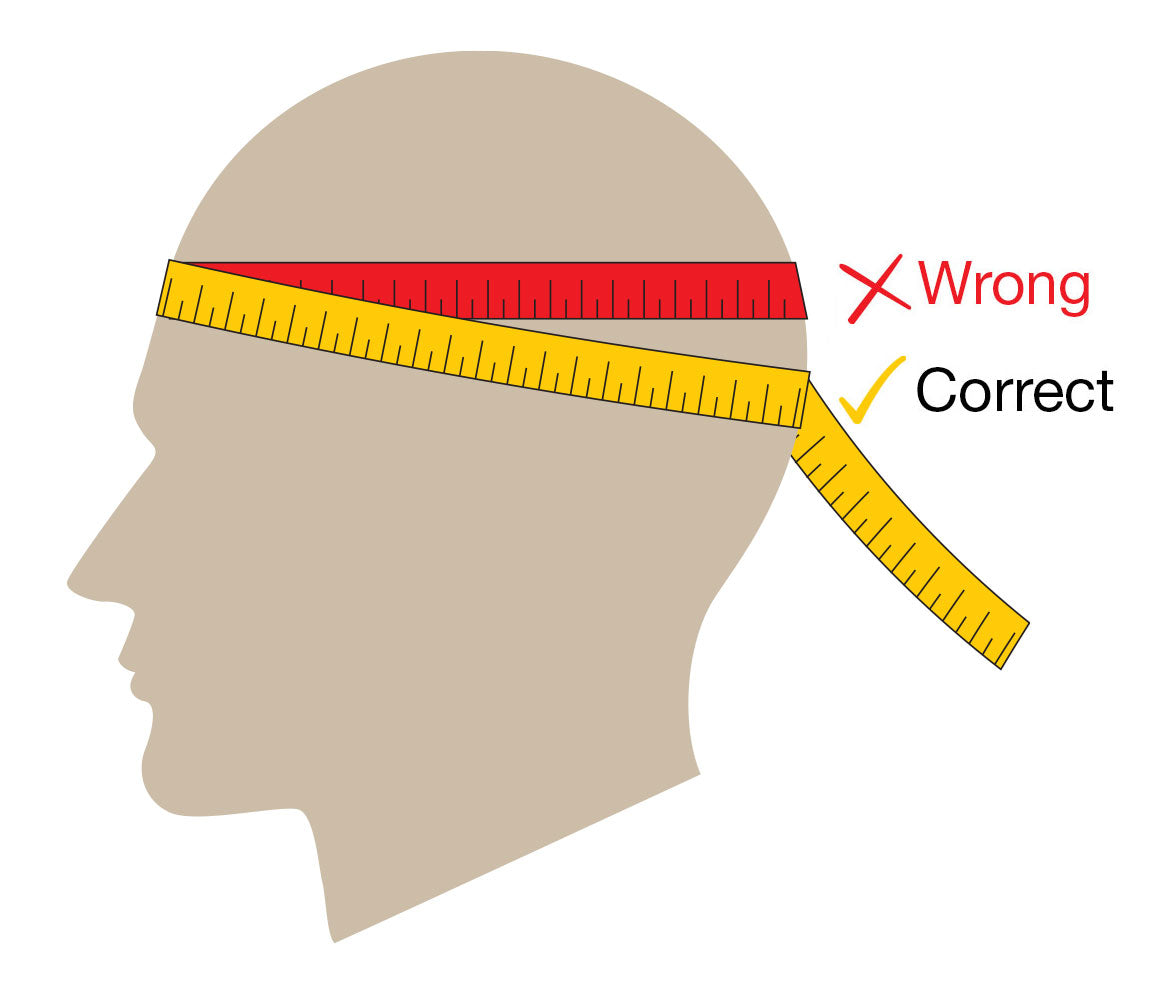 Size chart - Head chart - Hat chart