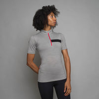 Ashmei ashmei Women's Short Sleeve Merino Zip Top | +10% off first purchase with Sign-up