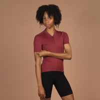 Ashmei ashmei Women's Evo Cycle Jersey - Berry | +10% off first purchase with Sign-up