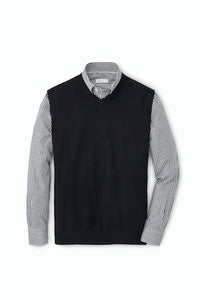 Peter Millar Crown Soft Merino Silk V Neck Sweater Vest