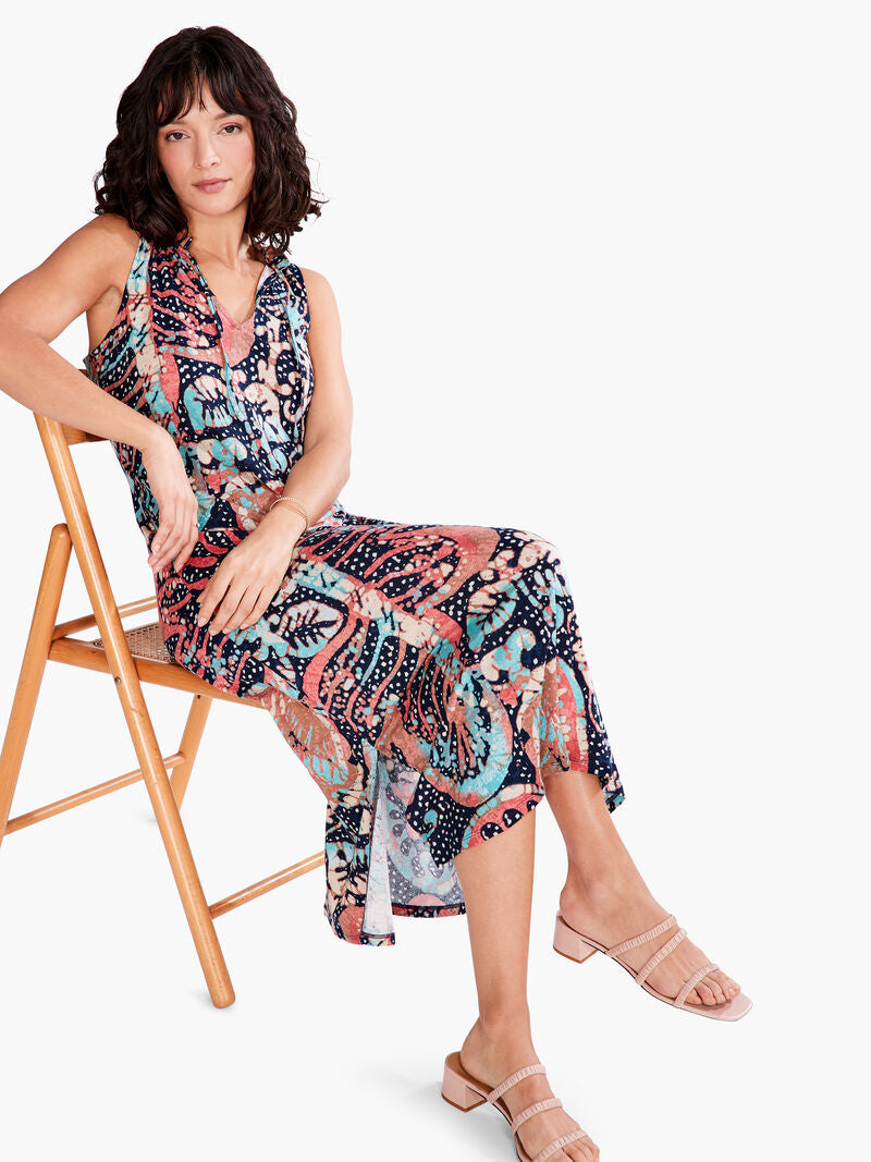 Nic + Zoe Batik Stamp Dress – Yacoubian Tailors