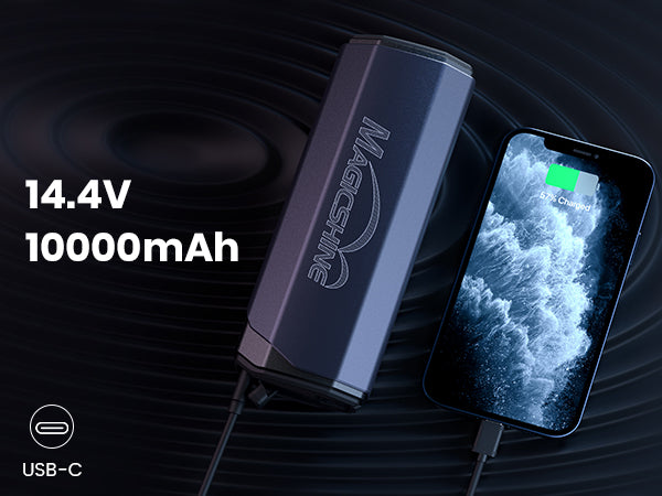 LONG-LASTING BATTERY WITH USB-C FAST CHARGING & DISCHARGING