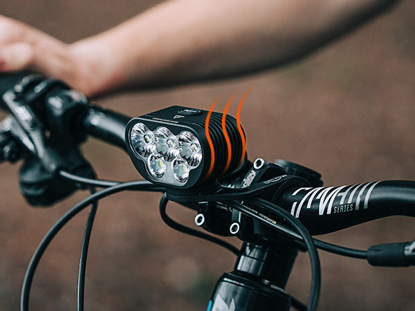 MONTEER 8000S V2.0 Best Mountain Bike Light for Night Riding