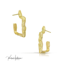 square gold hoops