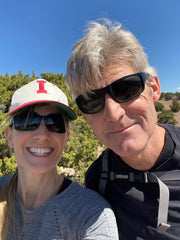 Russ and Karla selfie while on a hike in the Galisteo Basin