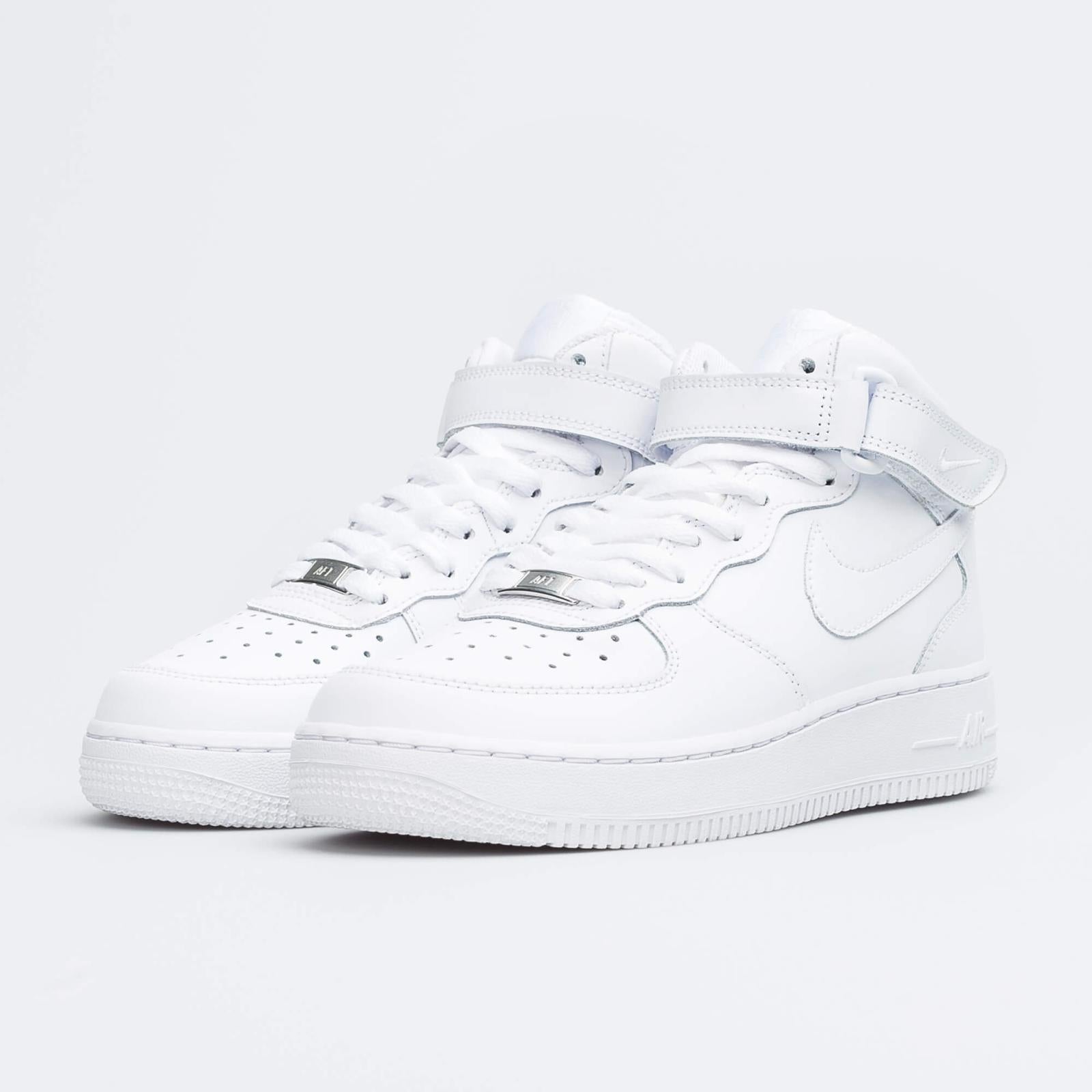 nike air force 1 mid junior white