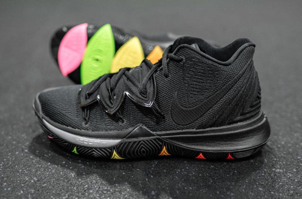 kyrie black and rainbow