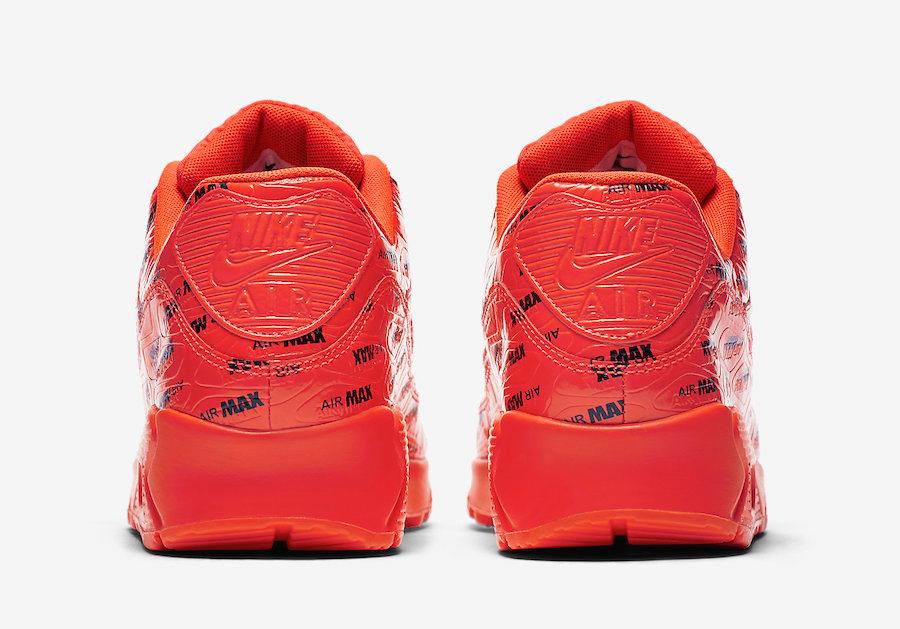 air max 90 just do it pack bright crimson