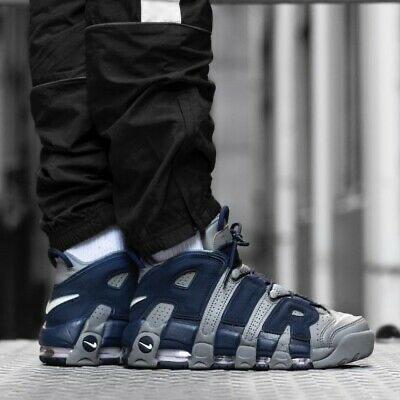 nike air more uptempo cool grey midnight navy