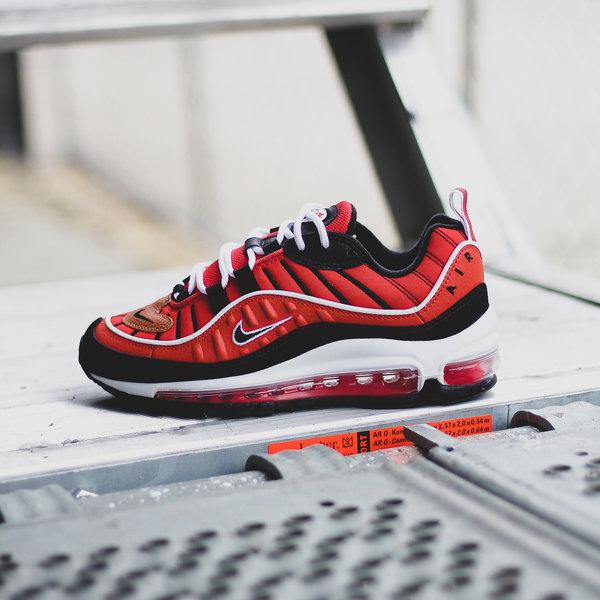 nike air max 98 habanero red black