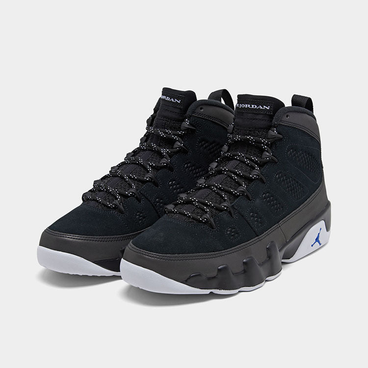 jordan retro 9 black and gray