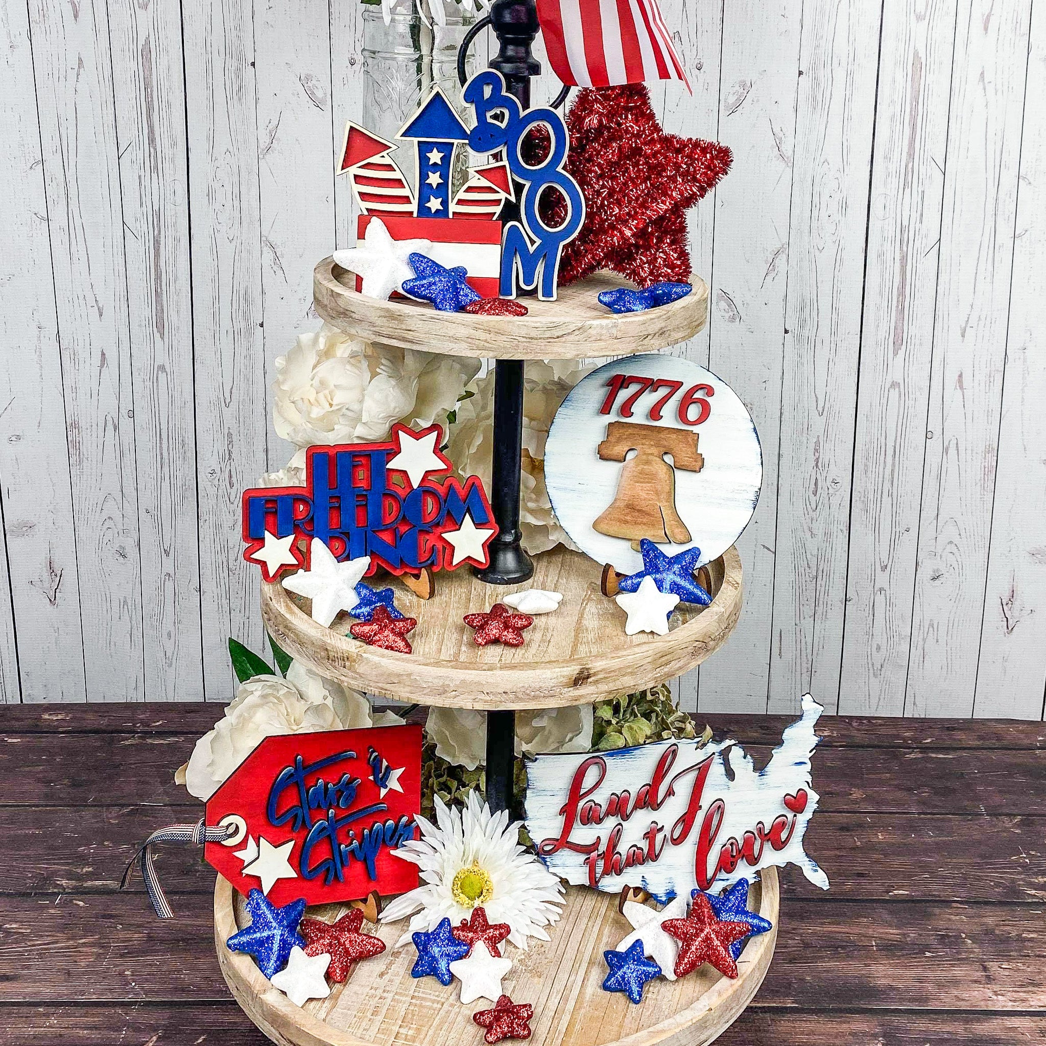  Patriotic Liberty Bell Sign Bundle 