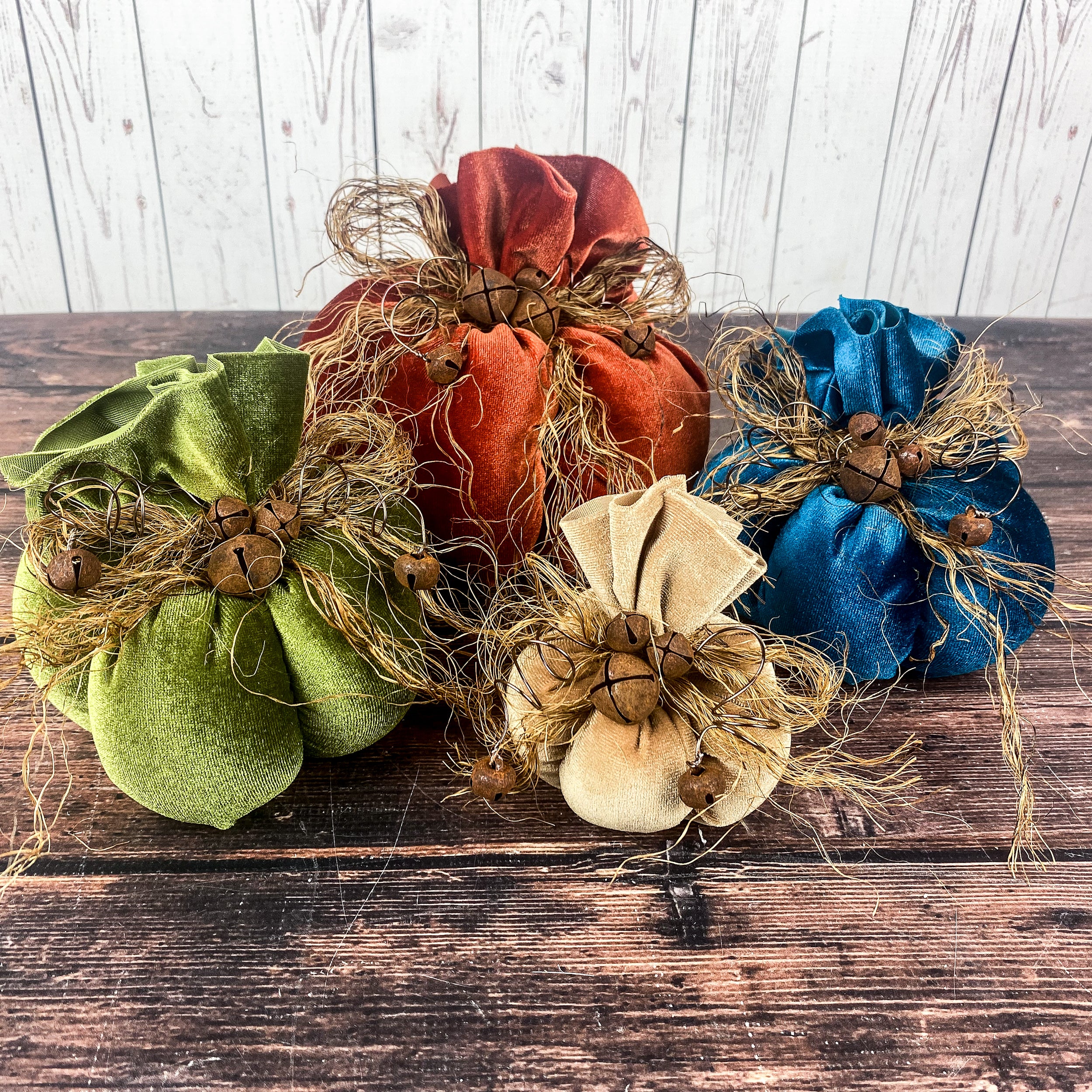  Fall Velvet Pumpkins 