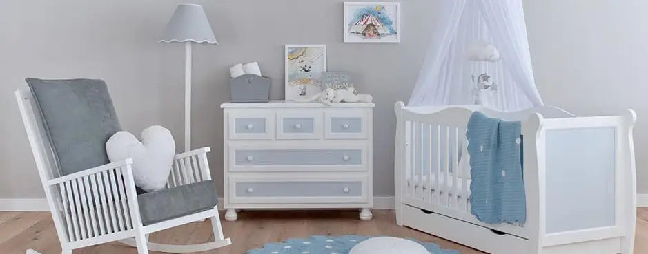 Discover expert colour advice for decorating the nursery Blue Almonds Ltd