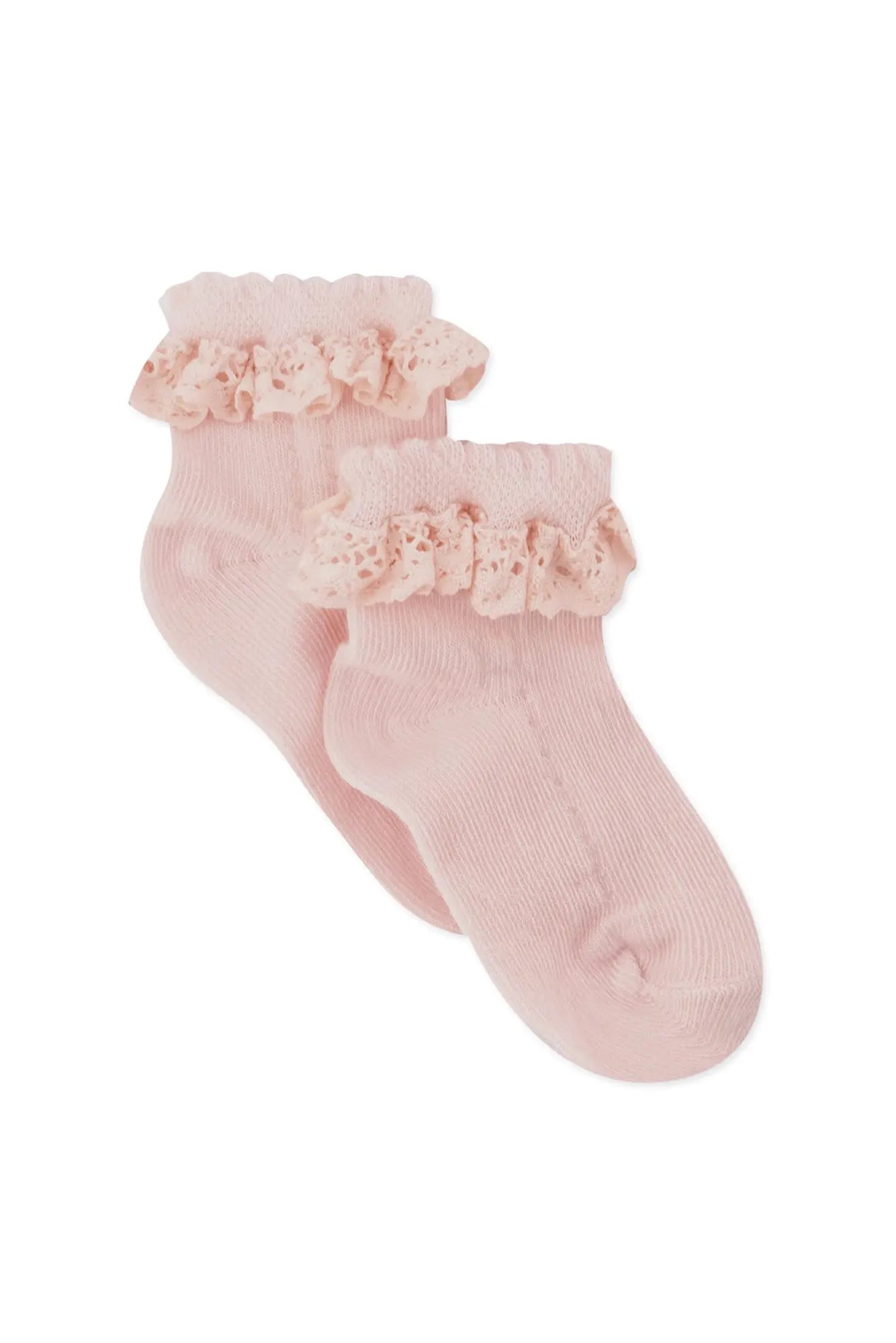 Blue Almonds Ltd BABY JARDIN TROPICAL Pale pink Ruffles - Pale pink Ruffles Tartine et chocolat