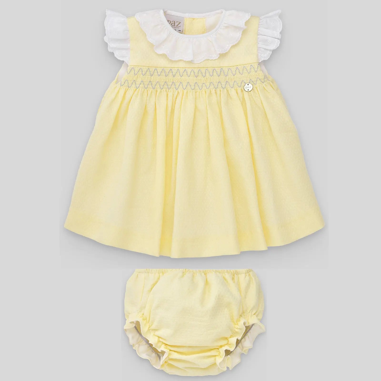Blue Almonds Ltd Girl's Dress Set in Yellow paz rodriguez
