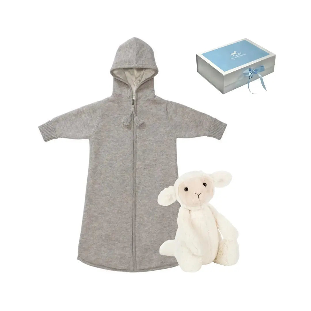 Blue Almonds Ltd Grey Cashmere Dreams New Born Gift Blue Almonds Ltd