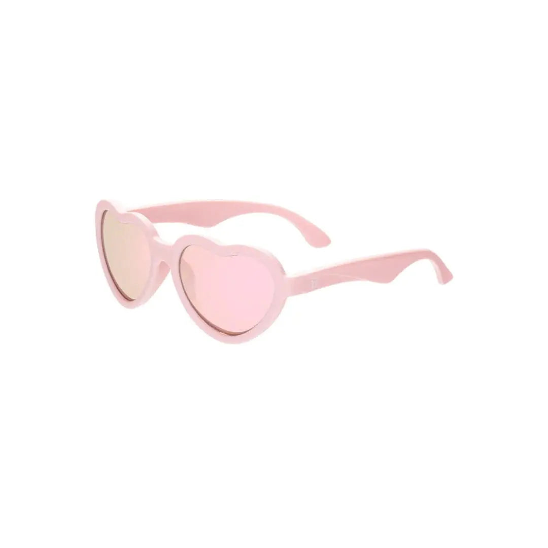 Blue Almonds Ltd Babiators Original Mirrored Heart Sunglasses - Ballerina Pink Milledeux