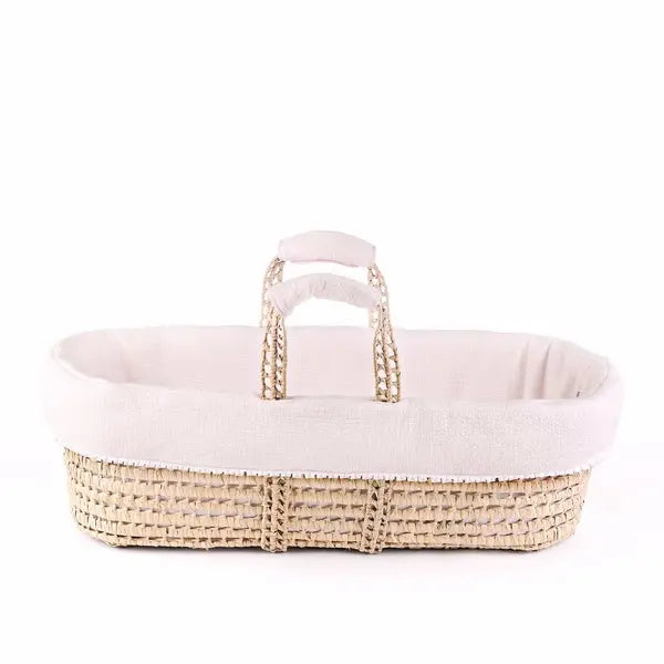 Blue Almonds Ltd Moses Basket - Cotton Pink Theophile Patachou