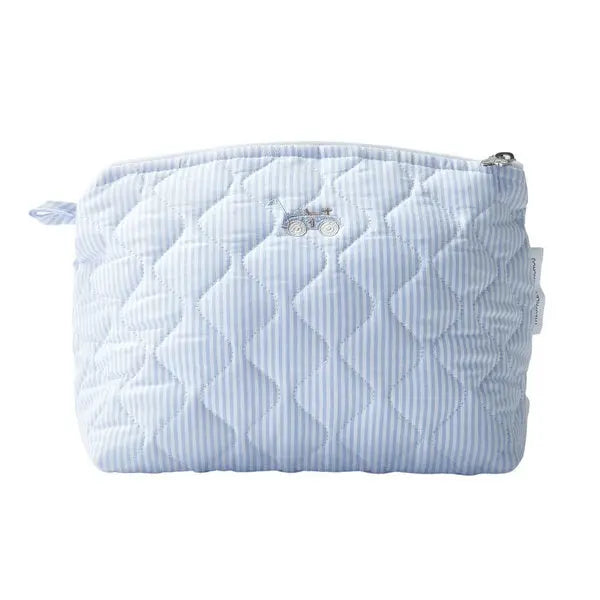 Blue Almonds Ltd Quilted Toiletry Bag - Classic Car Theophile Patachou