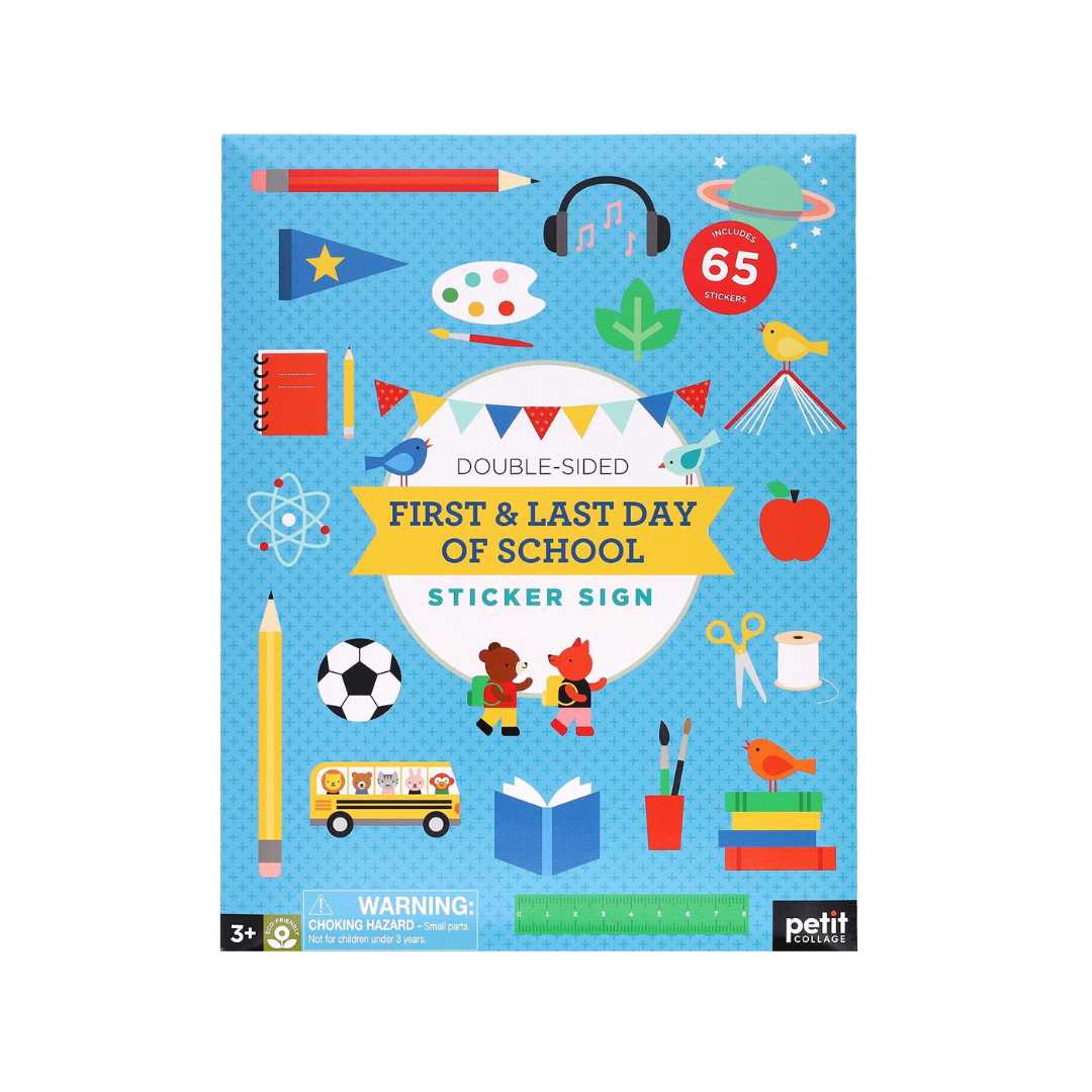 Blue Almonds Ltd First and last day of school sticker Hachette Books