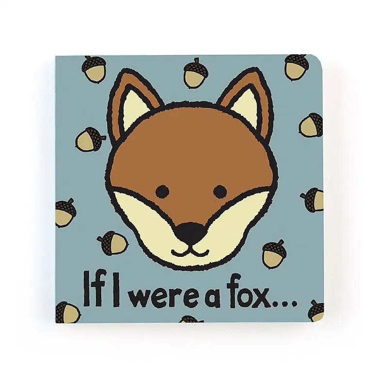 If I Were A Fox Book-Baby books, toys & musicals-Jellycat-Blue Almonds-London-South Kensington