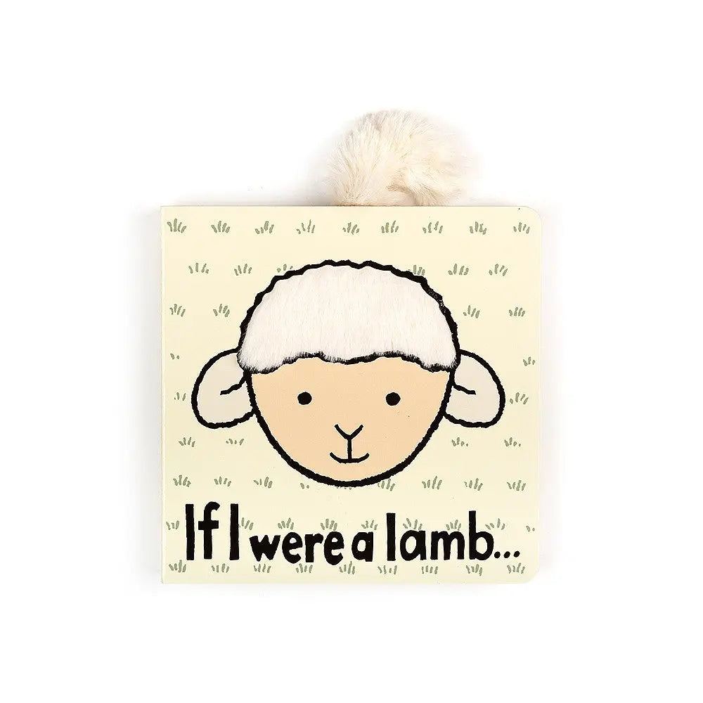 If I Were A Lamb Book-Baby books, toys & musicals-Jellycat-Blue Almonds-London-South Kensington
