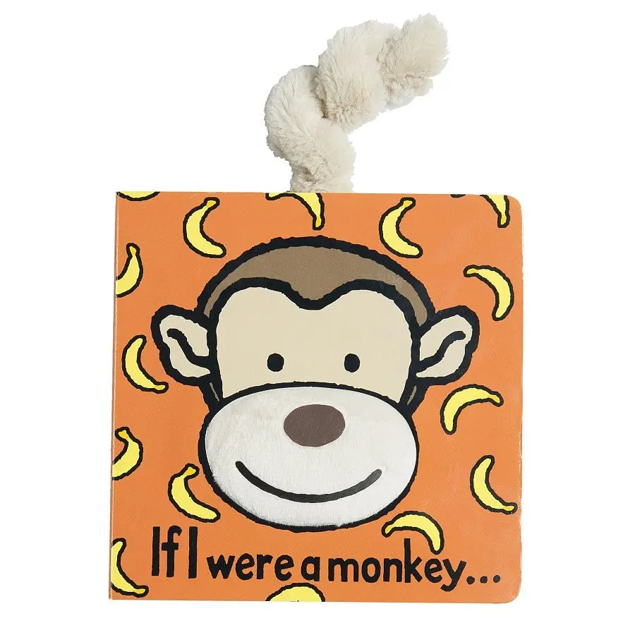 If I Were A Monkey Book-Baby books, toys & musicals-Jellycat-Blue Almonds-London-South Kensington