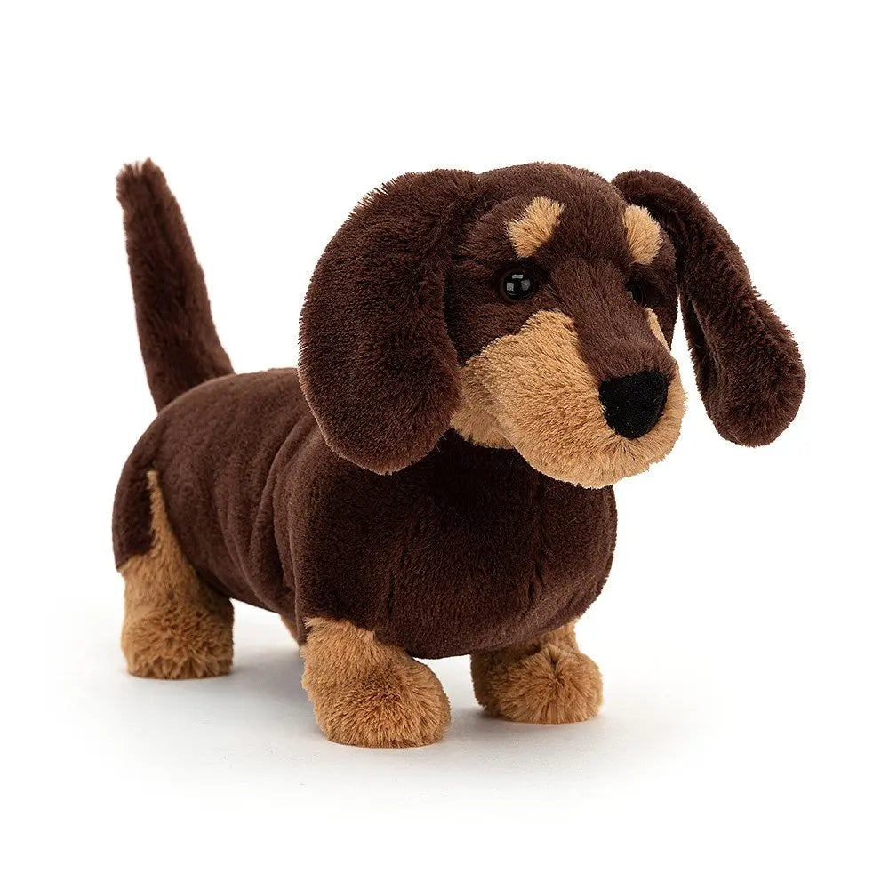 Otto Sausage Dog-Baby books, toys & musicals-Jellycat-Blue Almonds-London-South Kensington