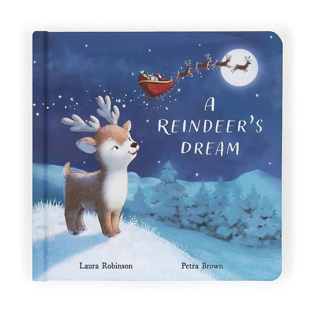 A Reindeer’s Dream Book-Books-Jellycat-Blue Almonds-London-South Kensington