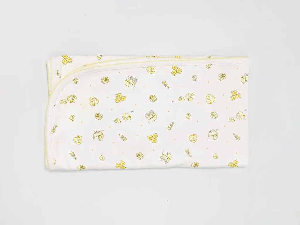 Baby blanket - Duck-Layette-Lyda Baby-Blue Almonds-London-South Kensington