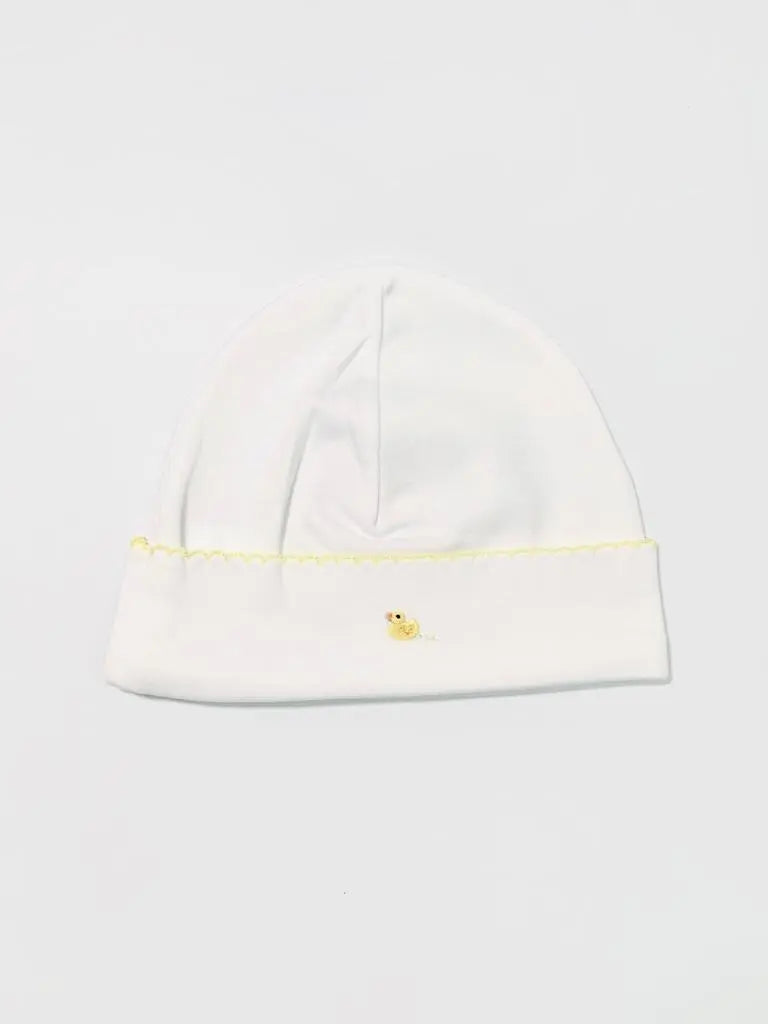 Baby embroidered hat - Duck-Layette-Lyda Baby-Blue Almonds-London-South Kensington