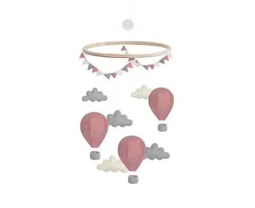 Mobile air balloons pink-Mobiles & lights-Gamcha-Blue Almonds-London-South Kensington